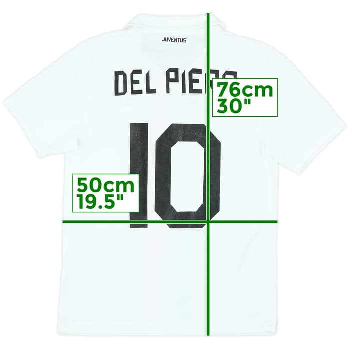 2010-12 Juventus Away Shirt Del Piero #10 - 7/10 - (M)