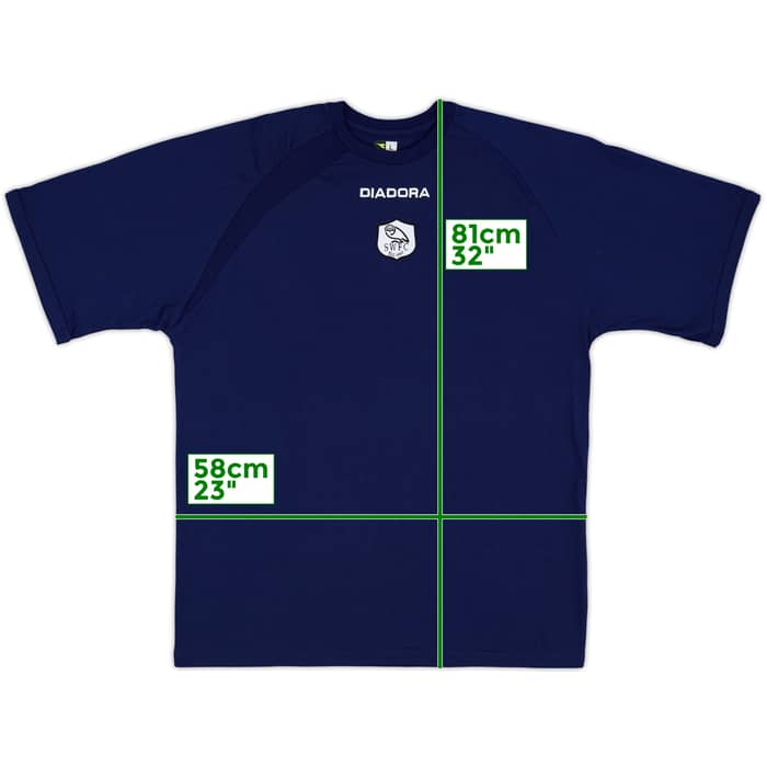 2005-06 Sheffield Wednesday Diadora Cotton Tee - 8/10 - (L)