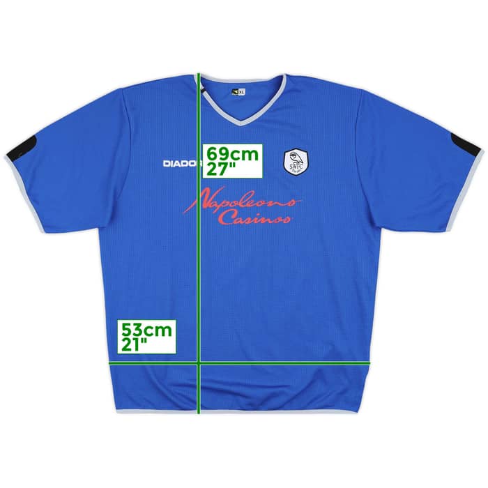 2001-02 Sheffield Wednesday Diadora Training Shirt - 9/10 - (XL)