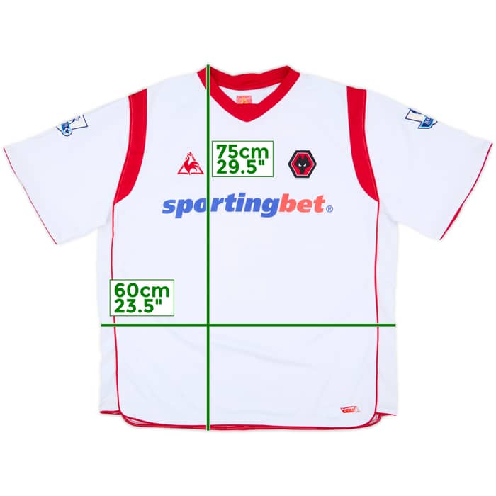 2009-10 Wolves Away Shirt Wolves #4 Life - 7/10 - (XXL)