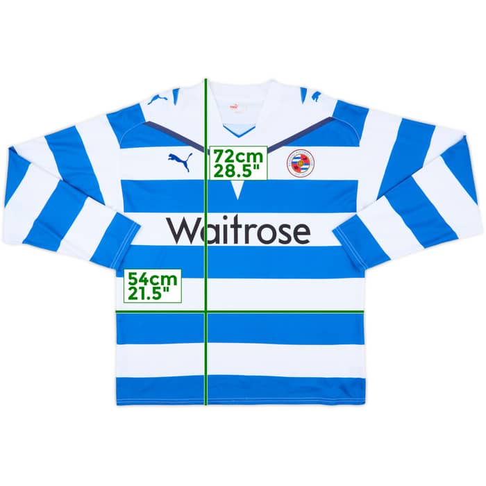 2009-10 Reading Home L/S Shirt - 9/10 - (L)