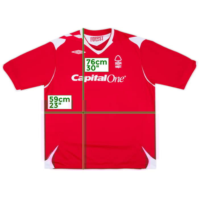 2006-08 Nottingham Forest Home Shirt - 10/10 - (XXL)