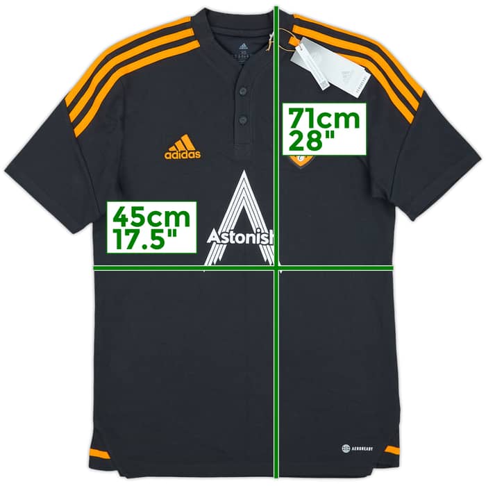 2022-23 Leeds United adidas Polo Shirt (XS)