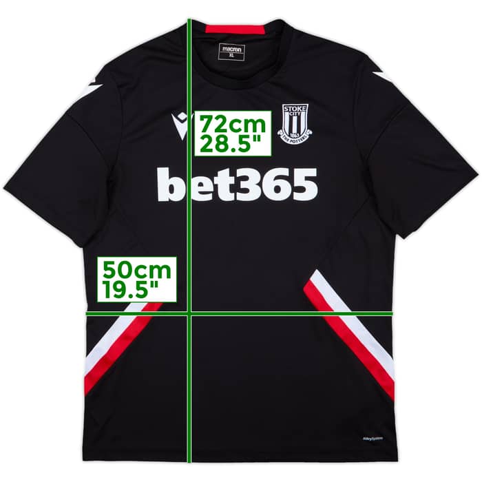 2022-23 Stoke City Macron Training Shirt - 9/10 - (XL)
