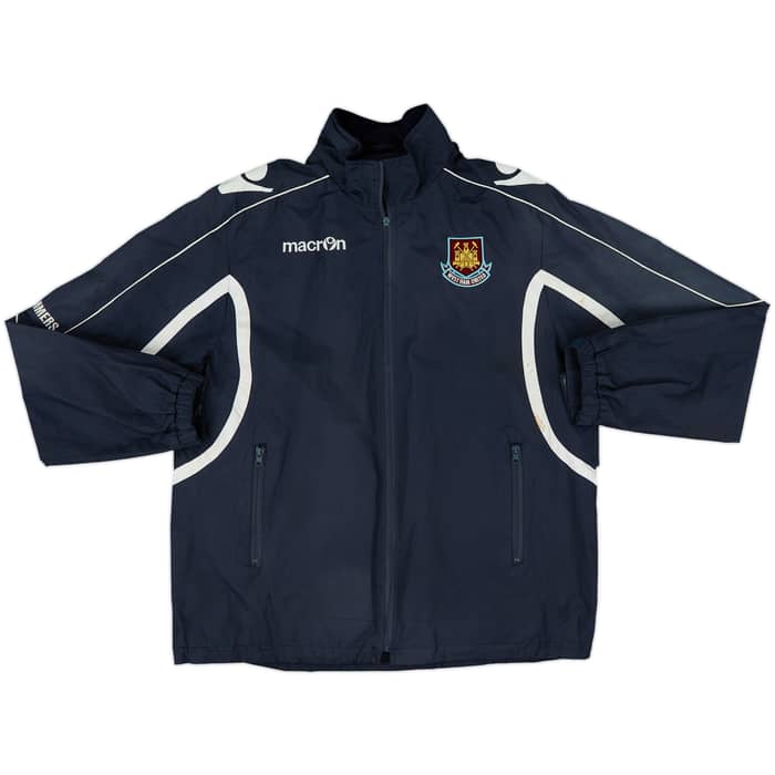 2010-11 West Ham Macron Hooded Rain Jacket - 5/10 - (XL)