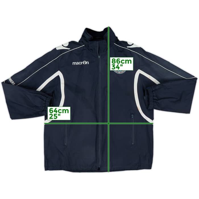 2010-11 West Ham Macron Hooded Rain Jacket - 5/10 - (XL)