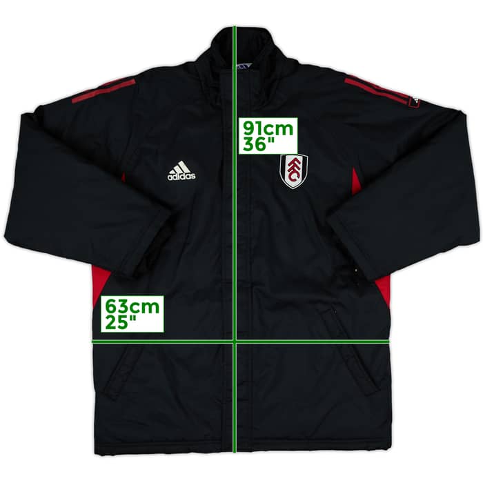 2001-02 Fulham adidas Padded Bench Coat - 7/10 - (M)