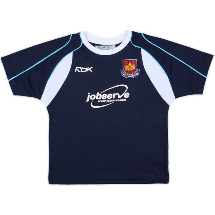 2006-07 West Ham Away Shirt - 9/10 - (3-4 Years)
