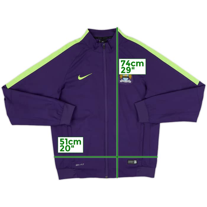 2014-15 Manchester City Nike Track Jacket - 7/10 - (M)