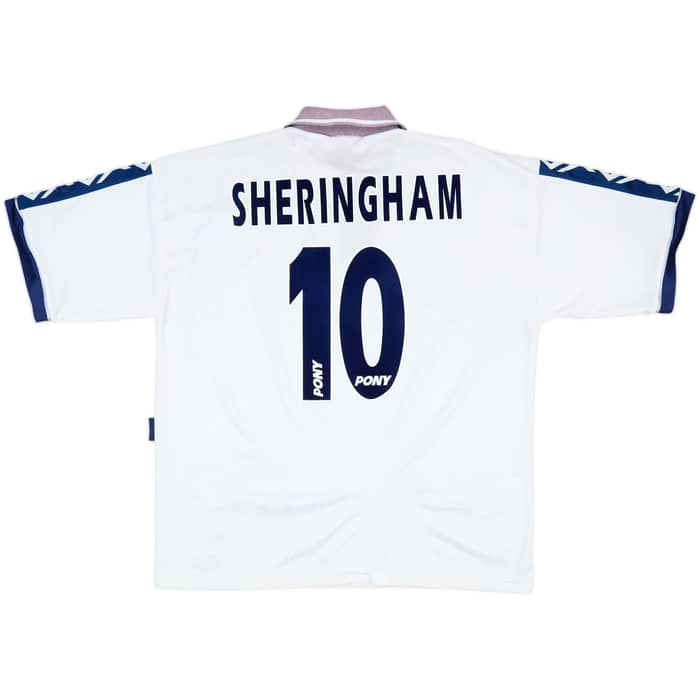 1995-97 Tottenham Home Shirt Sheringham #10 - 6/10 - (XL)