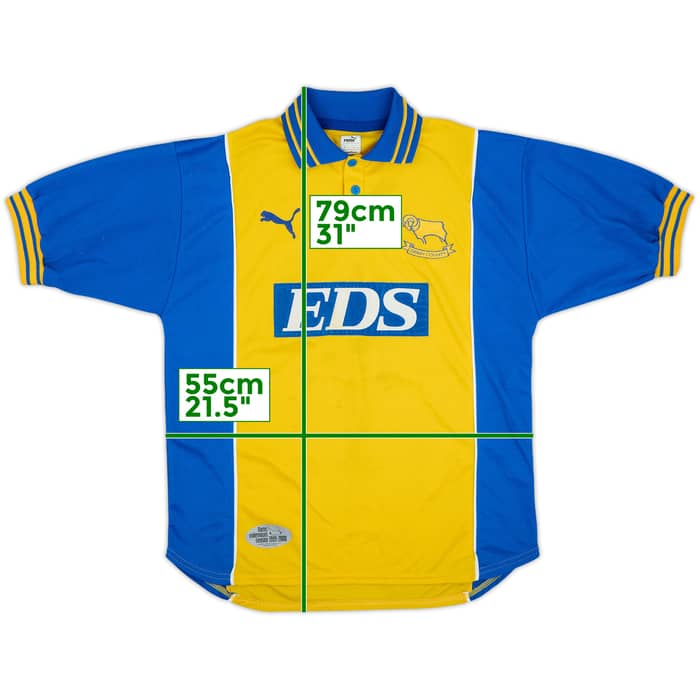 1999-01 Derby County Away Shirt - 8/10 - (M)