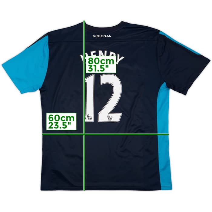 2011-12 Arsenal Away Shirt Henry #12 - 8/10 - (XL)