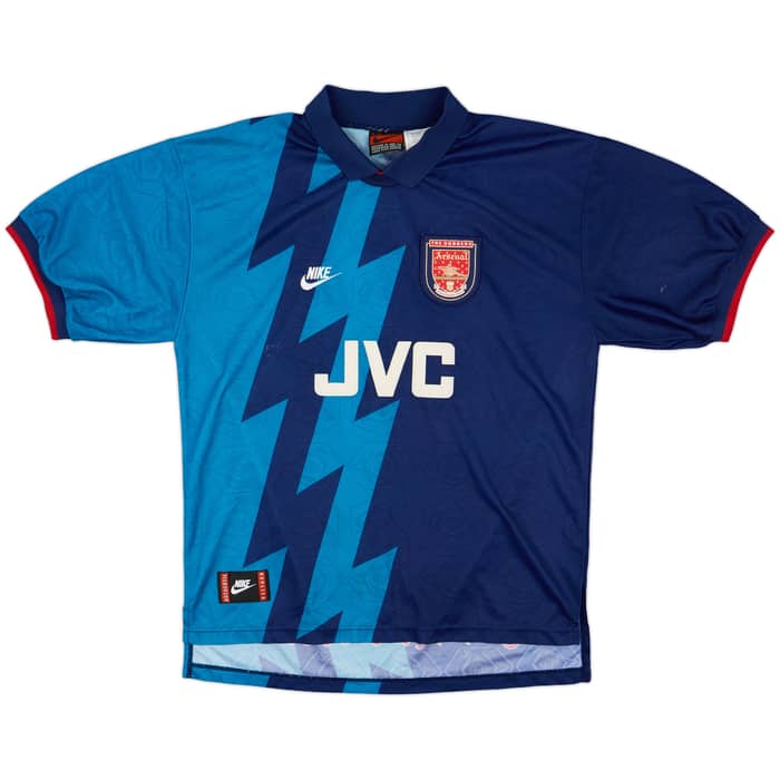 1995-96 Arsenal Away Shirt Wright #8 - 7/10 - (XL)