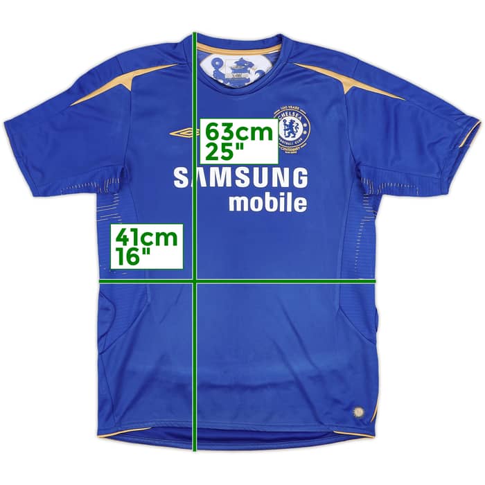 2005-06 Chelsea Centenary Home Shirt - 8/10 - (XL.Boys)