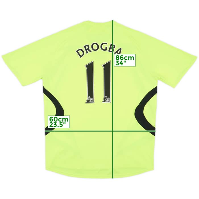 2007-08 Chelsea Away Shirt Drogba #11 - 8/10 - (XL)