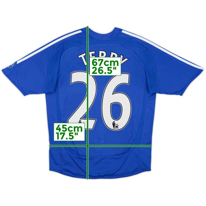 2006-08 Chelsea Home Shirt Terry #26 - 7/10 - (XL.Boys)