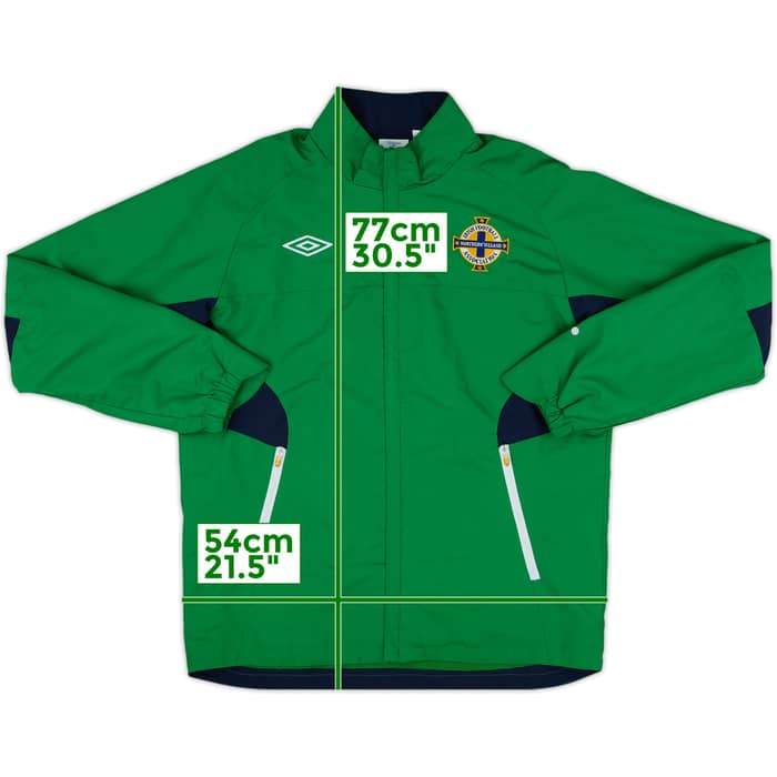 2008-10 Northern Ireland Umbro Track Jacket - 8/10 - (M)