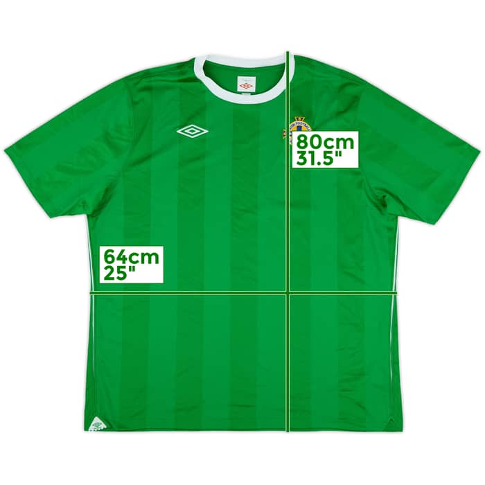2010-12 Northern Ireland Home Shirt - 6/10 - (XXL)