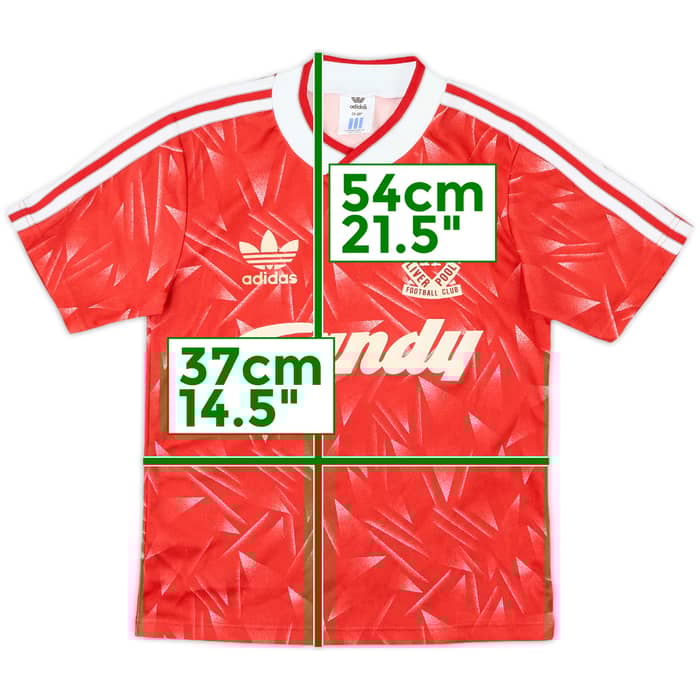1989-91 Liverpool Home Shirt - 9/10 - (S.Boys)