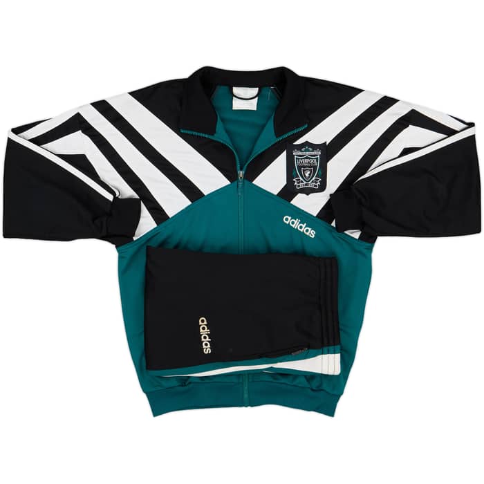 1995-96 Liverpool adidas Tracksuit - 7/10 - (S)