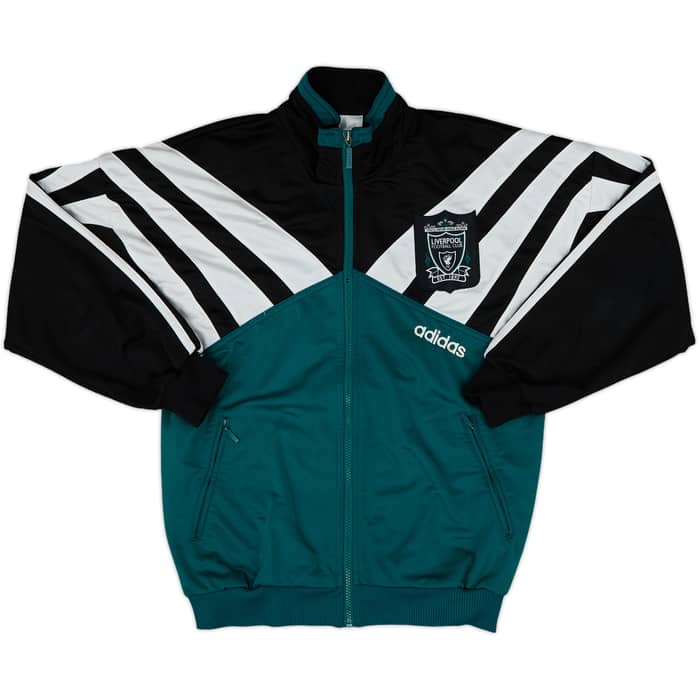 1995-96 Liverpool adidas Tracksuit - 8/10 - (M)