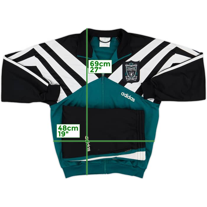 1995-96 Liverpool adidas Tracksuit - 7/10 - (S)