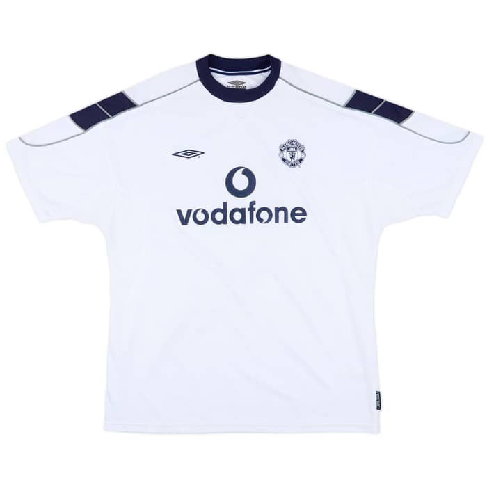 2000-01 Manchester United Away Shirt Cole #9 - 9/10 - (XL)