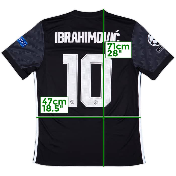 2017-18 Manchester United Away Shirt Ibrahimovic #10 - 8/10 - (M)