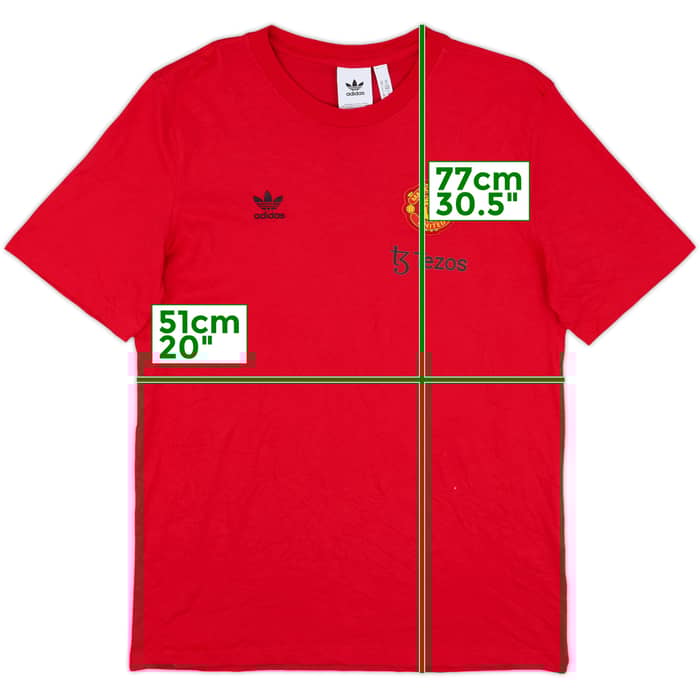 2022-23 Manchester United adidas Cotton Tee - 10/10 - (M)
