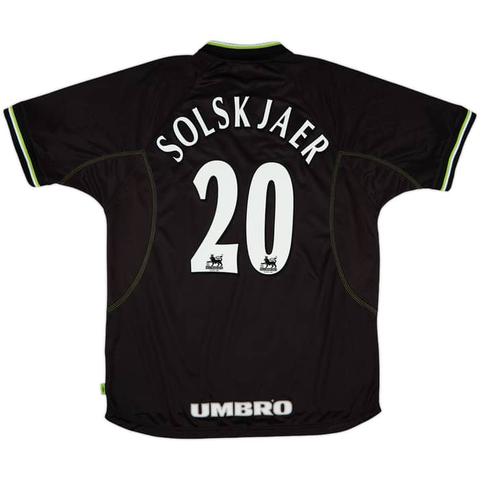 1998-99 Manchester United Third Shirt Solskjaer #20 - 10/10 - (XL)