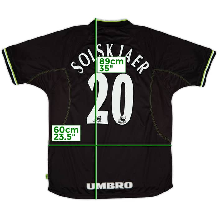 1998-99 Manchester United Third Shirt Solskjaer #20 - 10/10 - (XL)