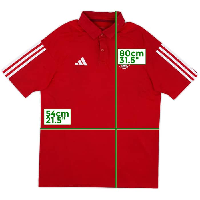 2024-25 Manchester United adidas Polo Shirt - 8/10 - (M)