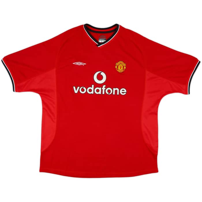 2000-02 Manchester United Home Shirt - 5/10 - (XXL)