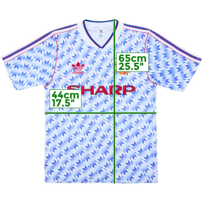1990-92 Manchester United Away Shirt - 10/10 - (S)