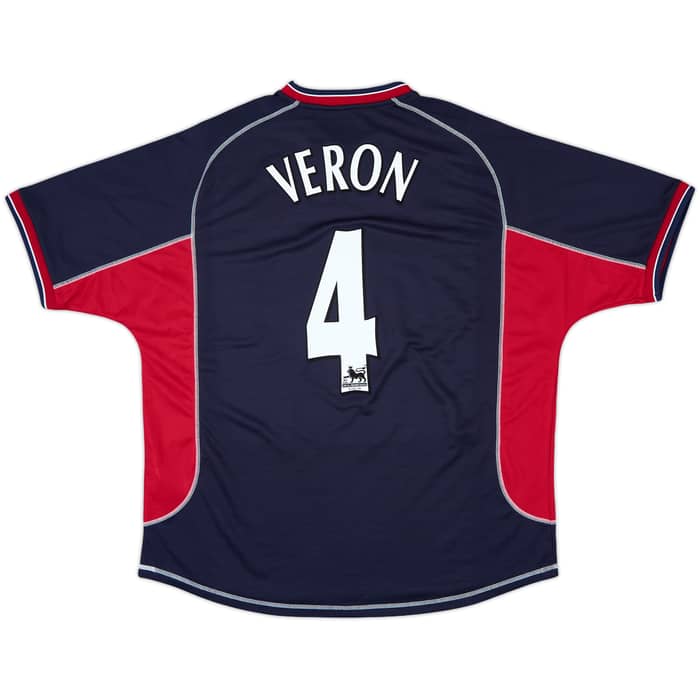 2000-01 Manchester United Third Shirt Veron #4 - 9/10 - (XXL)