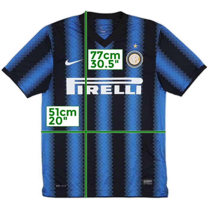 2010-11 Inter Milan Home Shirt - 9/10 - (M)