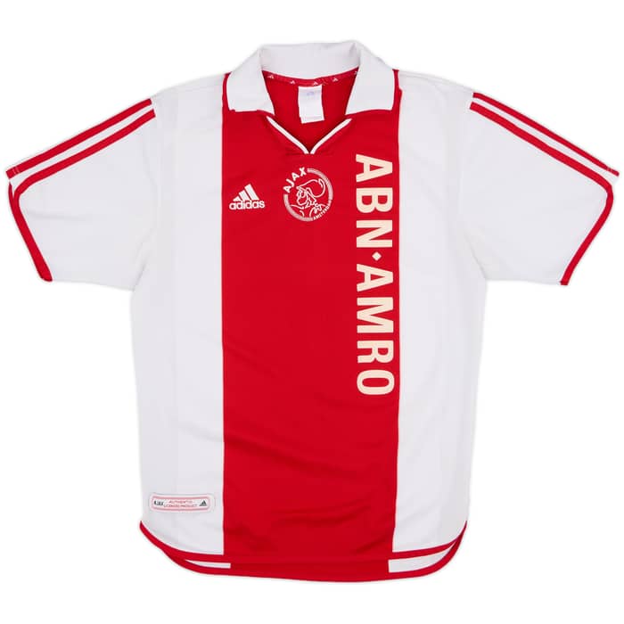 2000-01 Ajax Centenary Home Shirt Van Der Vaart #23 - 8/10 - (M)