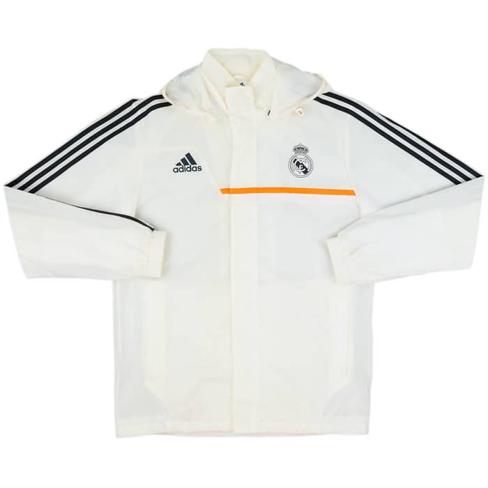 2013-14 Real Madrid adidas Hooded Track Jacket - 10/10 - (M)