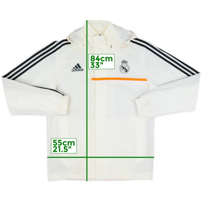 2013-14 Real Madrid adidas Hooded Track Jacket - 10/10 - (M)