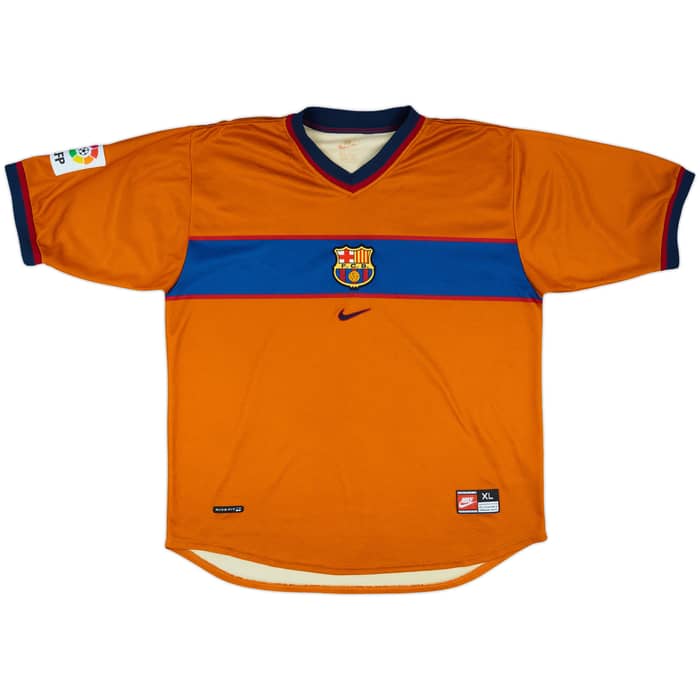 1998-00 Barcelona Third Shirt Rivaldo #11 - 8/10 - (XL)