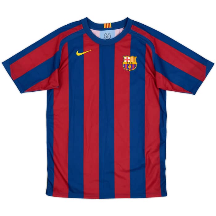 2005-06 Barcelona Basic Home Shirt - 10/10 - (XL.Boys)