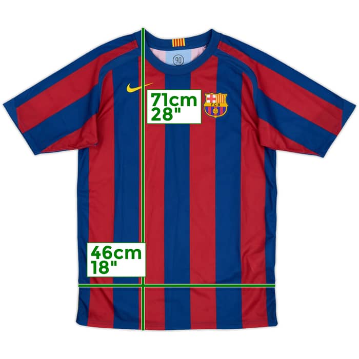 2005-06 Barcelona Basic Home Shirt - 10/10 - (XL.Boys)