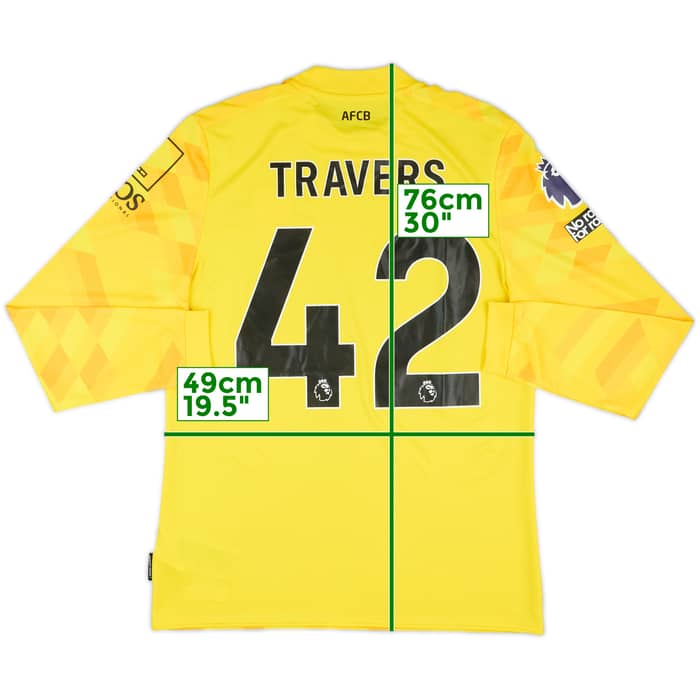 2024-25 Bournemouth Match Issue GK Shirt Travers #42