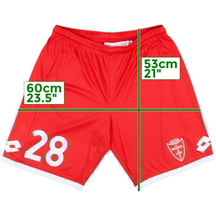 2023-24 Monza Match Issue Home Shorts #28 (Colpani)