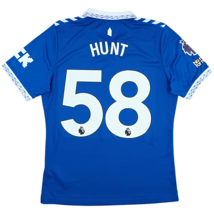 2023-24 Everton Match Issue Home Shirt Hunt #58
