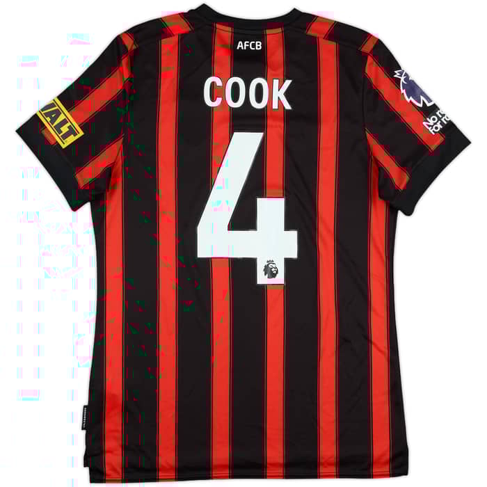 2023-24 Bournemouth Match Issue Home Shirt Cook #4
