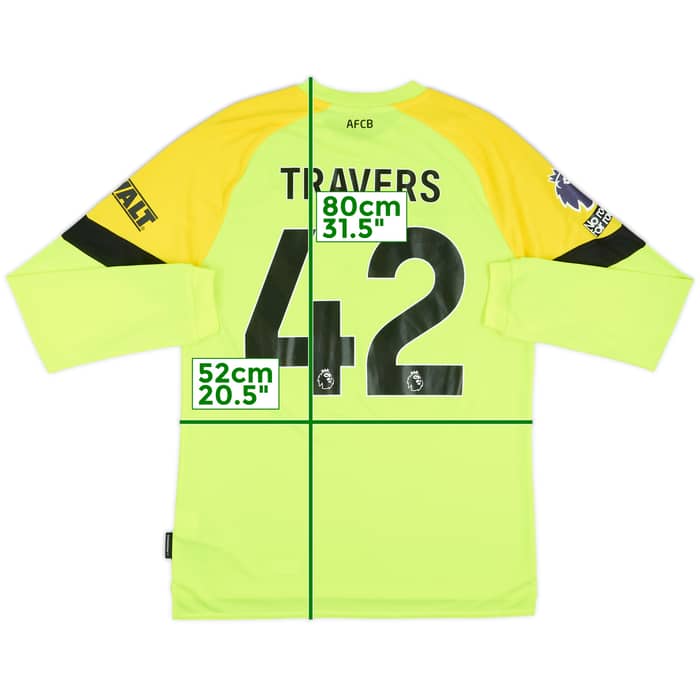 2023-24 Bournemouth Match Issue GK Shirt Travers #42