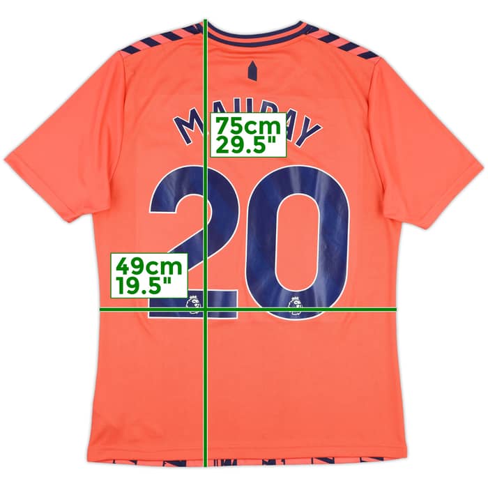 2023-24 Everton Away Shirt Maupay #20 - 9/10 - (M)