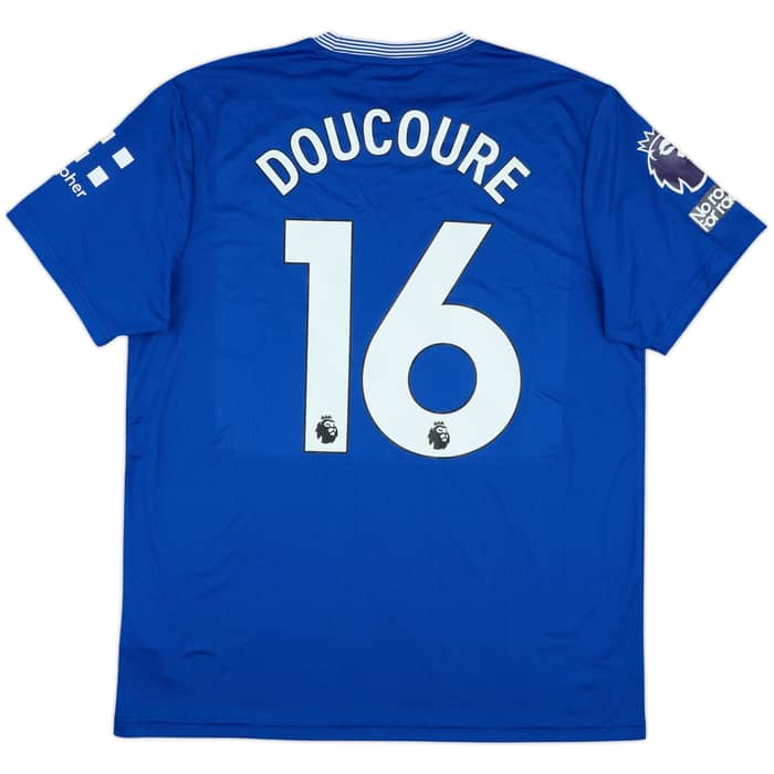 2024-25 Everton Match Issue Home Shirt Doucoure #16