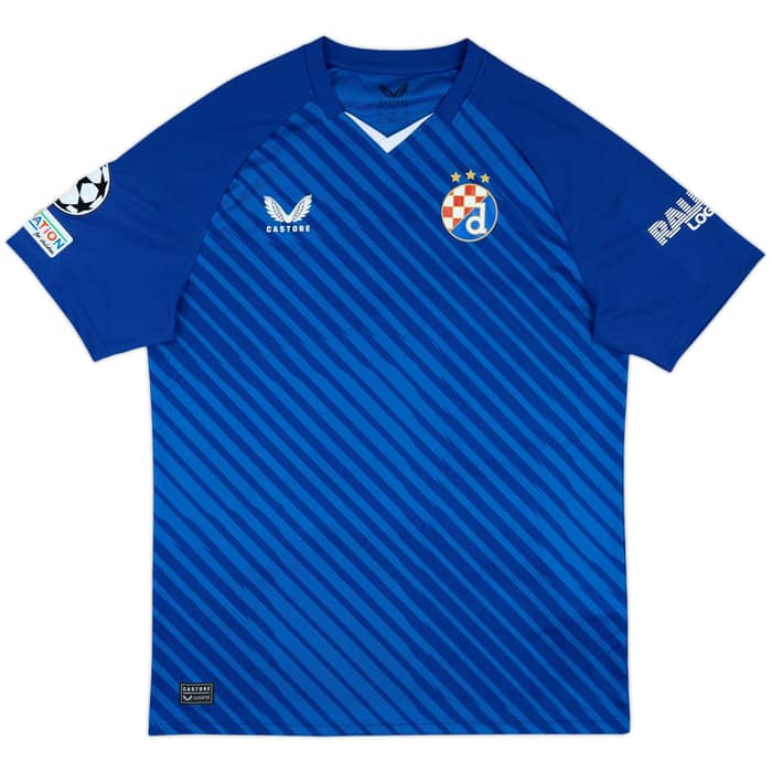 2024-25 Dinamo Zagreb Match Issue Champions League Home Shirt Jakirovic #86